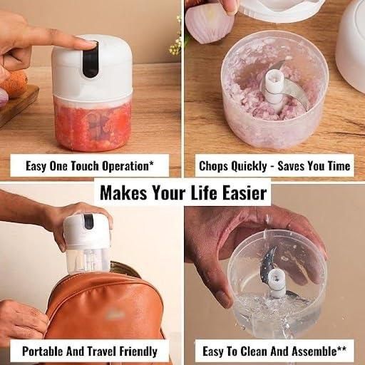 𝐌𝐢𝐧𝐢 𝐄𝐥𝐞𝐜𝐭𝐫𝐢𝐜 𝐌𝐞𝐚𝐭/𝐆𝐚𝐫𝐥𝐢𝐜 𝐂𝐡𝐨𝐩𝐩𝐞𝐫 Portable Food Processor
