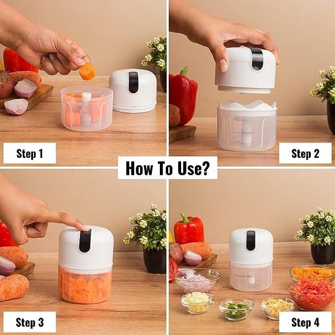 𝐌𝐢𝐧𝐢 𝐄𝐥𝐞𝐜𝐭𝐫𝐢𝐜 𝐌𝐞𝐚𝐭/𝐆𝐚𝐫𝐥𝐢𝐜 𝐂𝐡𝐨𝐩𝐩𝐞𝐫 Portable Food Processor