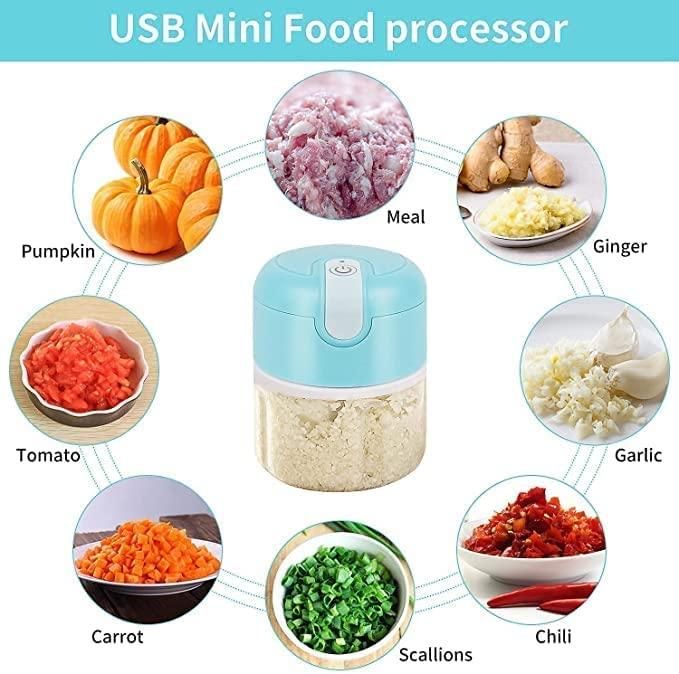 𝐌𝐢𝐧𝐢 𝐄𝐥𝐞𝐜𝐭𝐫𝐢𝐜 𝐌𝐞𝐚𝐭/𝐆𝐚𝐫𝐥𝐢𝐜 𝐂𝐡𝐨𝐩𝐩𝐞𝐫 Portable Food Processor